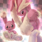 anthro anus butt duo evolutionary_family female genitals level_difference looking_back nude presenting presenting_hindquarters pussy size_difference young young_anthro konzaburou nintendo pokemon buneary generation_4_pokemon lagomorph lopunny mammal pokemon_(species) 1:1