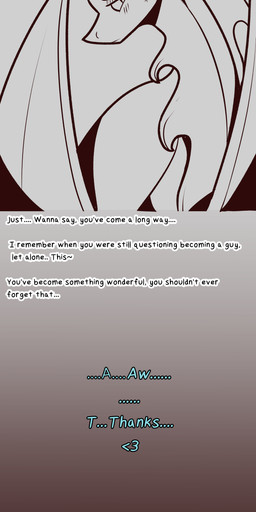 after_transformation anthro crossgender dialogue feral feral_transformation ftm_crossgender ftm_transformation gender_transformation implied_transformation male male/male open_mouth simple_background size_difference sleeping slow_transformation smile solo species_transformation tail text transformation wings zephyrnights mythology canid canine canis dragon mammal mythological_creature mythological_scalie scalie wolf absurd_res comic english_text hi_res long_image tall_image