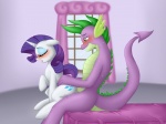 2012 anthro anthro_on_feral bed bestiality blush cutie_mark dragon duo equine eyes_closed female feral friendship_is_magic green_eyes hair hasana-chan horn horse inside interspecies male my_little_pony nude open_mouth penetration pony purple_hair rarity_(mlp) reverse_cowgirl_position scalie sex signature spike_(mlp) straight sweat unicorn
Rating: Explicit
Score: 41
User: Falord
Date: October 22, 2012