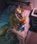 2014 alarm_clock alpha0 bed bedroom biceps black_nose blanket brown_fur brown_hair brown_nose bulge butt canine covers cute dog eyes_closed fish flaccid fur grin hair hug lying male mammal marine muscles nude on_side penis pillow plushie pose shark sheath sleeping smile solo tan_fur triceps
Rating: Questionable
Score: 24
User: whyamidoingthis
Date: February 27, 2014