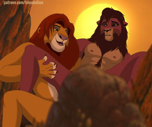 all_fours ambiguous_penetration animated_gif anthro anthro_on_anthro anthro_penetrated anthro_penetrating anthro_penetrating_anthro armpit_hair black_nose body_hair brown_body brown_fur claws convenient_censorship duo facial_scar fur intraspecies male male/male male_penetrated male_penetrating male_penetrating_male moan nipples obscured_penetration penetration purple_body purple_fur red_body red_fur rock scar sex sun teeth yellow_body yellow_eyes yellow_fur bikomation conditional_dnp disney the_lion_king kovu_(the_lion_king) simba_(the_lion_king) felid lion mammal pantherine 2020 2d_animation animated censored digital_media_(artwork) frame_by_frame lol_comments loop promotional_material short_playtime pseudo_incest_(lore)