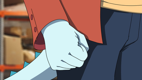 anthro blue_body bottomwear close-up clothed clothed_anthro clothed_male clothing detailed_background fingers fist grey_bottomwear grey_clothing grey_pants humanoid_hands jacket male open_clothing open_jacket open_topwear orange_clothing orange_jacket orange_topwear pants shirt solo spiked_tail spikes spikes_(anatomy) tail topwear yellow_clothing yellow_shirt yellow_topwear sebek_fereh_ra cavemanon_studios i_wani_hug_that_gator benjamin_mcknight dinosaur hadrosaurid ornithischian ornithopod parasaurolophus prehistoric_species reptile scalie colored hi_res meme shaded