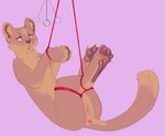 anus bdsm bondage bound brown_body brown_fur female feral fur genitals hypnosis mind_control pawpads paws pussy restraints rope rope_bondage solo spiral_eyes y_anus anglwshot sol_(labbit1337) euplerid fossa mammal hi_res