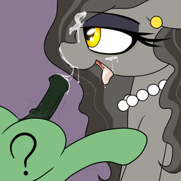 after_sex animal_genitalia animal_penis balls bodily_fluids cum cum_on_face duo faceless_character faceless_male female female_focus feral fur gem genital_fluids genitals green_body green_fur hair jewelry male male/female mature_female mature_feral necklace necklace_only nude open_mouth orgasm pearl_(gem) pearl_necklace penis sex simple_background solo_focus tongue yellow_eyes datte-before-dawn hasbro my_little_pony anon beauty_mark_(oc) fan_character filly_anon earth_pony equid equine horse mammal pony 1:1 2019