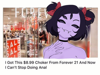 5_fingers accessory black_hair bow_ribbon choker fangs female fingers hair hair_accessory hair_bow hair_ribbon jewelry looking_at_viewer multi_eye necklace one_eye_closed pigtails purple_body purple_skin ribbons smile solo teeth text wink haaru forever_21 undertale undertale_(series) muffet animal_humanoid arachnid arachnid_humanoid arthropod arthropod_humanoid humanoid spider spider_humanoid 2023 bust_portrait draw_over english_text portrait