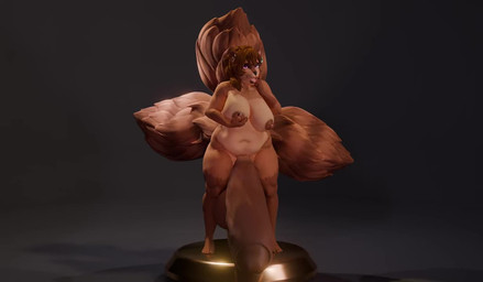 anthro areola balls belly big_balls big_breasts big_penis bodily_fluids breasts feet fingers genital_fluids genitals gynomorph hair heart_symbol huge_balls huge_breasts huge_penis humanoid_feet humanoid_genitalia humanoid_penis hyper hyper_balls hyper_genitalia hyper_penis intersex looking_at_viewer mature_gynomorph mature_intersex multi_tail nipples nude obese obese_gynomorph obese_intersex open_mouth overweight overweight_gynomorph overweight_intersex penis plantigrade smile smirk solo tail thick_thighs toes toothy_grin turnaround vein aozorart canid canine mammal raccoon_dog tanuki 3d_(artwork) animated digital_media_(artwork) no_sound turntable_(animation) webm