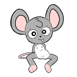 female genitals looking_at_viewer nipples nude smile solo spread_legs spreading tongue tongue_out vulva young crysol humanoid mammal mouse murid murine rodent 1:1 hi_res
