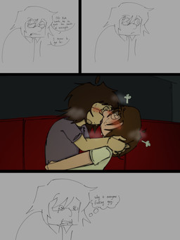 blush clothing group kiss_on_lips kissing male male/male questioning steam steaming_body trio coopagious tristarvin zackarose human mammal 3:4 hi_res
