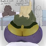 anthro big_butt bottomwear brown_body brown_fur brown_tail butt clothed clothing cold cutaway eyes_closed femboy first_person_view fully_clothed fur green_clothing green_jacket green_shirt green_topwear hair huge_butt jacket male no_underwear on_lap open_mouth pants profanity purple_bottomwear purple_clothing purple_pants rapid_transit rear_view shaking shirt shivering short_tail simple_background sitting sitting_on_another sitting_on_lap tail tan_hair text thick_thighs topwear train vehicle white_clothing white_shirt white_topwear neeno background_character neeno_(character) domestic_cat felid feline felis mammal 1:1 2025 colored digital_drawing_(artwork) digital_media_(artwork) english_text hi_res shaded male_(lore)