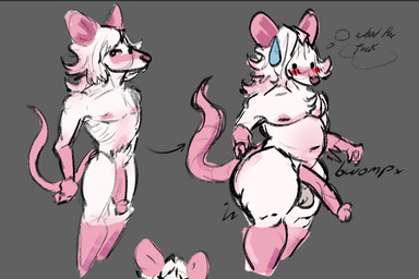 anthro balls big_penis blush expansion expansion_sound_effect genitals glans grey_background male nipples nude penis simple_background tail text thick_thighs thought_bubble white_body ratrat13 vlad_cool mammal murid murine rat rodent english_text