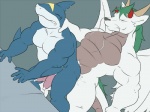 2014 all_fours anal anal_penetration anthro anthrofied chinese_dragon cum cum_in_ass cum_inside cum_on_penis doggystyle dragon eyes_closed fish from_behind gay hemipenes horn maldu male marine multi_cock nintendo nude penetration penis pokémon sex shark sharpedo video_games wings
Rating: Explicit
Score: 7
User: FatherOfGray
Date: February 17, 2014