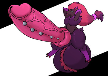 anthro ball_tuft balls big_balls big_penis erection fluffy frenum_ladder frenum_piercing genital_piercing genitals huge_balls huge_penis hyper hyper_balls hyper_genitalia hyper_penis knot knotted_penis ladder_piercing male nude penis penis_piercing piercing solo thick_thighs tuft vein veiny_penis commanderthings nintendo pokemon kit_(zoroark144) generation_5_pokemon pokemon_(species) zoroark hi_res