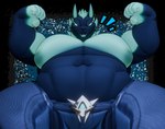 big_nipples black_body bottomwear clothed clothing green_chest looking_at_viewer male multicolored_body muscular nipples overweight pants solo topless topless_male anaroth epic_games fortnite mythology cerberus_(fortnite) canid canid_demon canine demon hellhound mammal mythological_canine mythological_creature 3d_(artwork) digital_media_(artwork) hi_res