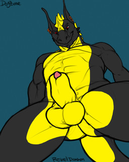 abs animal_genitalia anthro balls belly big_ears butt cheek_horns chin_horn ear_piercing ear_ring facial_horn genitals horn looking_down male muscular muscular_anthro muscular_male nude nude_anthro nude_male pecs peeking_penis penis piercing ring_piercing sheath smile smiling_at_viewer solo thick_thighs tight_balls underside_view xenoforge mythology ernesto_(rebeldragon101) dragon mythological_creature mythological_scalie scalie 4:5