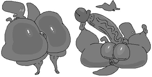anthro anus balls big_balls big_butt big_penis blush blush_lines butt erection feet genitals glans glistening glistening_balls glistening_butt glistening_genitalia grey_body huge_balls huge_butt huge_penis hyper hyper_genitalia hyper_penis legs_up looking_at_viewer looking_back looking_up lying male on_back open_mouth penis presenting presenting_hindquarters puffy_anus raised_arms simple_background solo spread_legs spreading standing tail thick_thighs vein veiny_penis white_background x_anus nxyitn google google_chrome dinosaur_(google_chrome) dinosaur prehistoric_species reptile scalie aliasing digital_media_(artwork) monochrome