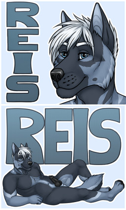 animal_genitalia animal_penis anthro balls barely_visible_balls barely_visible_genitalia black_penis blue_eyes border broad_shoulders canine_genitalia canine_penis claws digitigrade erection eyebrow_through_hair eyebrows fur genitals grey_body grey_fur hair knot knotted_penis male musclegut muscular navel nude nude_anthro nude_male pawpads penis reclining sheath smile solo stocky text toe_claws translucent translucent_hair white_border white_hair gaikotsu canid canine canis domestic_dog german_shepherd herding_dog mammal pastoral_dog hi_res portrait