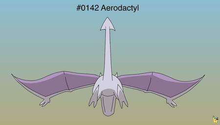 ambiguous_gender butt feral gradient_background grey_body logo long_tail membrane_(anatomy) membranous_wings simple_background solo spade_tail tail text wings pichu90 nintendo pokemon aerodactyl fossil_pokemon generation_1_pokemon pokemon_(species) artist_logo english_text hi_res