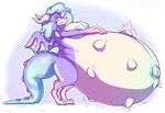 belly big_belly big_breasts breasts female fetal_movement fur hyper hyper_pregnancy kick looking_at_viewer molly_gooey navel nipples nude overweight pregnant pregnant_female slightly_chubby solo tail freddymartin mythology dragon mythological_creature mythological_scalie scalie hi_res