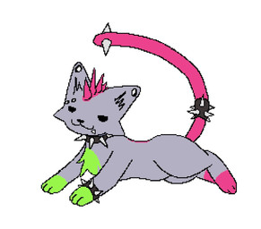 accessory alternative_fashion bracelet collar ear_piercing eyebrow_piercing facial_piercing feral fur furgonomic_piercing furgonomics jewelry lip_piercing male mohawk multicolored_body multicolored_fur piercing punk smile smug smug_expression smug_eyes smug_grin solo spiked_bracelet spiked_collar spikes tail tail_accessory tail_piercing tailband thick_thighs blarfolemule alcatraz_(blarfolemule) domestic_cat felid feline felis mammal hi_res