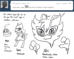 age_difference ambiguous_gender eyemask eyewear group tail text haychel nintendo pokemon tumblr leon_(haychel) meri_(haychel) noir_(haychel) canid canine castform generation_1_pokemon generation_3_pokemon generation_4_pokemon haunter mammal normal_castform pokemon_(species) riolu digital_drawing_(artwork) digital_media_(artwork) english_text monochrome