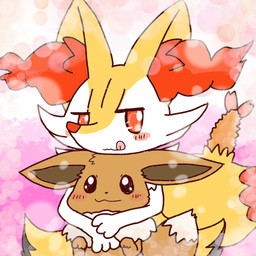:3 ambiguous_anthro ambiguous_feral ambiguous_gender anthro biped blush blush_stickers digitigrade dipstick_tail duo ears_down feral food front_view hug hugging_another hugging_from_behind licking licking_lips looking_at_viewer markings no_pupils pivoted_ears quadruped shrimp_(food) simple_background snout tail tail_markings tongue tongue_out annyui0611 nintendo pokemon braixen canid eevee generation_1_pokemon generation_6_pokemon mammal pokemon_(species) 1:1 2021 digital_drawing_(artwork) digital_media_(artwork) hi_res japanese_description translated_description