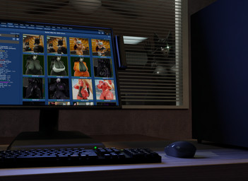 anthro black_body black_fur black_hair bone breasts computer dim_lighting electronics female fur genitals glowing glowing_eyes hair inside looking_at_viewer looking_through looking_through_window nipples office skull skull_head solo text vulva teknotyk chocoscorner_(modeler) monolitwec_(modeler) nottanj_(modeler) scrag_(modeler) e621 nintendo pokemon scp_foundation sega sonic_the_hedgehog_(series) mal0 rouge_the_bat scp-1471-a scp-1471-a_(monolitwec) scp-1471-a_(scrag) blaziken canid canine cryptid generation_3_pokemon mal0_(species) mammal pokemon_(species) 3d_(artwork) absurd_res blender_(artwork) digital_media_(artwork) e621_post_recursion english_text hi_res