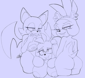anthro big_breasts big_butt big_penis breasts butt female genitals group gynomorph intersex intersex/female nipples nude penis trio galaxyviolet idw_publishing sega sonic_the_hedgehog_(comics) sonic_the_hedgehog_(idw) sonic_the_hedgehog_(series) amy_rose rouge_the_bat surge_the_tenrec afrosoricid bat eulipotyphlan hedgehog mammal tenrec absurd_res hi_res