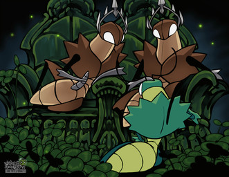 ambiguous_gender anthro group group_sex hand_on_head machine male male/ambiguous male/male masturbation oral oral_penetration penetration sex threesome trio voyeur conditional_dnp draite hollow_knight:_silksong hollow_knight_(franchise) team_cherry cogwork_dancer green_prince_(hollow_knight:_silksong) arthropod automaton insect mantis robot robot_anthro animated loop
