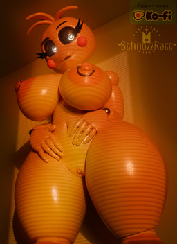 beakless breasts dusk female genitals looking_at_viewer machine navel nipple_piercing nipples non-mammal_breasts non-mammal_navel non-mammal_nipples non-mammal_vulva nude nude_female piercing pose solo standing vulva schnozzracclewd five_nights_at_freddy's five_nights_at_freddy's_2 scottgames lovetaste_chica toy_chica_(fnaf) animatronic avian bird chicken galliform humanoid phasianid robot 3d_(artwork) blender_(artwork) blender_cycles_(artwork) digital_media_(artwork) hi_res