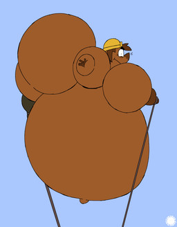 4_fingers anthro belly big_belly big_butt body_inflation boots brown_body brown_fur bubble_butt butt clothing countershade_hands countershading eyebrows eyelashes femboy fingers footwear fur hair huge_belly huge_butt huge_thighs hyper hyper_belly hyper_butt hyper_thighs inflation knee_boots knee_highs legwear logo male mining_helmet navel nipples outie_navel shoes solo text thick_eyebrows thick_thighs whiskers thatdawgmurray animal_crossing nintendo mr._resetti eulipotyphlan mammal mole_(animal) absurd_res aliasing artist_logo artist_name digital_media_(artwork) hi_res signature