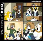 barefoot bodily_fluids brown_body brown_fur brown_hair comforting crying facial_hair feet fur hair hug mustache tears text white_body white_fur yellow_body yellow_fur gabshiba gab_(comic) gab_shiba gaby_shiba gao_shiba shiro_shiba canid canine canis domestic_dog mammal shiba_inu spitz comic url brother_(lore) brothers_(lore) father_(lore) father_and_child_(lore) father_and_son_(lore) mother_(lore) parent_(lore) parent_and_child_(lore) parent_and_son_(lore) sibling_(lore) son_(lore)