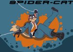 action_pose anthro clothing grin male mask pose smile solo suit conditional_dnp humgeronimo lackadaisy marvel spider-man:_spider-verse spider-man_(series) rocky_rickaby spider-man_(character) domestic_cat felid feline felis mammal absurd_res colored hi_res