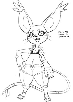 anthro arm_warmers armwear belly big_ears biped bottomwear bra breasts claws clothed clothing command cute_fangs dialogue dirty_talk eyelashes fangs female flat_chested footwear fur hand_on_hip inviting legwear long_tail markings midriff navel open_clothing open_mouth open_shirt open_topwear pants profanity propositioning semi-anthro shirt simple_background smile socks solo standing striped_markings striped_tail stripes tail tail_markings teeth text thick_thighs toeless_footwear toeless_socks tongue topwear underwear whiskers white_background wide_hips jijis-waifus bandai_namco digimon fan_character vivi_(inline) digimon_(species) felid gatomon mammal 2017 black_and_white digital_media_(artwork) english_text hi_res monochrome sketch