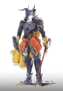 anthro armor black_clothing black_horn black_nose black_sclera black_topwear blue_boots blue_clothing blue_footwear boots bottomwear breastplate buckler clothing footwear front_view fur grey_body grey_bottomwear grey_clothing grey_fur grey_pants holding_melee_weapon holding_object holding_shield holding_sword holding_weapon horn knee_boots knee_highs legwear male melee_weapon pants pupils red_bottomwear red_clothing shield shoes simple_background solo standing sword topwear weapon white_background white_body white_fur yellow_eyes tempomcflurry mythology kelger_vlondett canid canine mammal mythological_canine mythological_creature werecanid werecanine werecreature werewolf 2023 hi_res