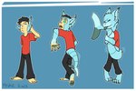 anthro blep blue_body blue_fur dream fur fur_growth grey_body grey_fur growth human_to_anthro male pawpads sharp_teeth snout snout_growth solo species_transformation tail tail_grab tail_growth teeth tongue tongue_out transformation hydez mikumanokit fish furred_shark human mammal manokit marine shark wish 3:2 sequence