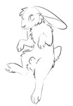 ambiguous_gender animal_genitalia anthro balls floppy_ears fully_sheathed fur genitals lop_ears paws scut_tail semi-anthro sheath short_tail smile solo tail cloudpie conditional_dnp domestic_rabbit lagomorph leporid lop_rabbit mammal oryctolagus rabbit 2022 clip_studio_paint_(artwork) digital_drawing_(artwork) digital_media_(artwork) full-length_portrait hi_res monochrome portrait sketch