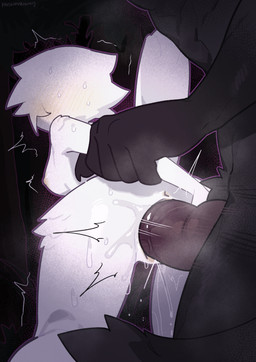 5_fingers anthro anthro_on_anthro anthro_penetrated anthro_penetrating anthro_penetrating_anthro anus areola arm_pull biped black_body black_fur breasts butt claws duo erection faceless_anthro faceless_character faceless_male female female_penetrated finger_claws fingers from_behind_position fur genitals hair male male/female male_penetrating male_penetrating_female nipples nude nude_anthro nude_female nude_male penetration penile penile_penetration penis penis_in_vagina prison_guard_position rear_view sex simple_background standing tail vaginal vaginal_penetration vulva white_body white_hair white_tail kaltespur avian bird canid canine canis mammal wolf 2026 digital_drawing_(artwork) digital_media_(artwork) hi_res
