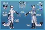 3:2 anthro atlas_(atlas_jkb) atlas_jkb black_body black_fur blue_body blue_fur blue_nose blue_pawpads blue_penis butt claws countershading digitigrade eyewear felid fur genitals glasses gloves_(marking) grey_body grey_fur hair hi_res leg_markings leopard_spots male mammal markings model_sheet narrowed_eyes pantherine pawpads penis snow_leopard socks_(marking) solo spots standing text twitter twitter_logo white_body white_fur white_hair