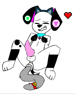 animal_genitalia animal_penis anthro anthrofied canine_genitalia canine_penis cat_tail collar desconocido genitals male penis solo unknown_artist 101_dalmatian_street 101_dalmatians disney dylan_(101_dalmatians) canid canine canis dalmatian domestic_dog mammal source_request