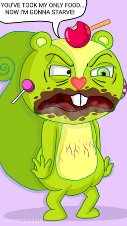 anthro male overweight solo matchy2010 happy_tree_friends nutty_(htf) mammal rodent sciurid tree_squirrel 9:16 better_version_at_source hi_res tagme