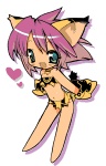 alternate_color bikini blush chibi clothed clothing daww female flat_chested fur gloves green_eyes hair handwear heart_symbol looking_at_viewer navel open_mouth open_smile purple_hair short_hair simple_background skimpy smile solo swimwear tail tail_motion tailwag topwear tribal two-piece_swimsuit white_background young young_female young_humanoid blade4649 galaxism_blade samurai_shodown samurai_spirits cham_cham animal_humanoid cat_humanoid felid felid_humanoid feline feline_humanoid humanoid mammal mammal_humanoid 2d_animation animated digital_media_(artwork) frame_by_frame low_res short_playtime