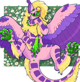 animal_genitalia animal_penis animal_vulva anus big_penis bodily_fluids butt claws clitoris erection feet feral fingers fur gaping gaping_vagina genital_fluids genitals gynomorph hair intersex leaking_vagina looking_at_viewer nude open_mouth paws penis solo spread_legs spreading submissive tail teeth toes tongue vulva wings infernette european_mythology mythology dragon mythological_creature mythological_scalie scalie western_dragon digital_media_(artwork) hi_res