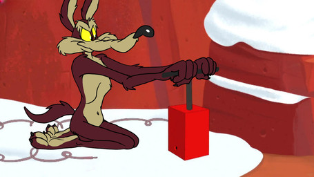 3_toes 4_fingers 4_toes abstract_background anthro arm_tuft belly biped black_eyes black_nose brown_body brown_fur butt butt_tuft canyon casual_nudity chest_tuft claws dynamite elbow_tuft explosives eyebrows feet finger_claws fingers fur humanoid_feet humanoid_hands humanoid_heel kneeling male mischievous mischievous_smile multicolored_body multicolored_fur navel nude paws plantigrade pose pump ribs rock screencap screencap_background screencap_redraw shoulder_tuft snow soles solo tan_belly tan_body tan_eyebrows tan_fur toe_claws toes tuft two_tone_body two_tone_feet two_tone_fur wide_hips yellow_sclera stevethedragon looney_tunes warner_brothers wile_e._coyote canid canine canis coyote mammal 16:9 2021 4k absurd_res colored dated detailed digital_drawing_(artwork) digital_media_(artwork) flat_colors hi_res pinup redraw signature widescreen