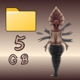 3_fingers anthro bdsm black_clothing black_eyes blush bondage bound breasts brown_body brown_skin clothing exposed_breasts female fingers gold_(metal) gold_jewelry jewelry mask ribbon_bondage ribbons solo text dehromansfw decompressed_file_meme hollow_knight_(franchise) team_cherry godseeker_(hollow_knight) 1:1 hi_res meme