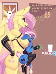 alternative_fashion anal anal_orgasm anal_penetration animal_genitalia anthro ball_gag balls bdsm big_breasts big_dom_small_sub blush bodily_fluids bondage bound breasts butt clothing condom cum cum_inside cum_while_penetrated cutie_mark delivery_(commerce) delivery_employee dominant dominant_intersex duo ear_piercing ejaculation erection eyeshadow filled_condom fur gag gagged genital_fluids genitals goth goth_futa hair hands-free harness herm huge_breasts imminent_sex intersex intersex/male intersex_penetrating latex makeup male nipples nude orgasm penetration penis piercing restraints sex sexual_barrier_device simple_background size_difference size_play smoking submissive submissive_male tail text thick_thighs wearing_condom wings chapaevv friendship_is_magic hasbro my_little_pony fan_character fluttergoth fluttershy_(mlp) absurd_res digital_media_(artwork) english_text hi_res