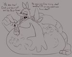 3_toes 4_fingers anthro anthro_pred belly big_belly bodily_fluids digestion drooling feathered_tail feathers feet female female_pred fingers imprint male overweight saliva tail text thick_thighs toes vore cabezilla activision banjo-kazooie crash_bandicoot_(series) mythology rareware spyro_the_dragon crash_bandicoot kazooie avian bandicoot bird dragon mammal marsupial mythological_creature mythological_scalie scalie hi_res