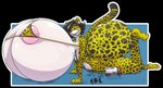 anthro big_breasts big_butt breasts butt close_to_bursting female hyper inflation macro paws solo truck limitedvision taraburst cheetah felid feline mammal implants_(disambiguation) alpha_channel hi_res