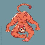 anthro arched_back ass_up butt claws jack-o'_pose male nude pawpads paws pose solo tail nsfwgiraffe ren_(rentorar405) felid humanoid mammal pantherine tiger 1:1 absurd_res adversarial_noise hi_res