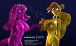 3d_(artwork) 5:3 anthro big_breasts breasts bursting c4_(voxell) collar digital_media_(artwork) domestic_cat eyelashes felid feline felis female glistening_text gradient_background huge_breasts hybrid lagomorph latex leporid mammal nipples nude onomatopoeia pixell poking popping procyonid rabbit raccoon rodent sciurid simple_background solo sound_effects stripes text text_on_collar tree_squirrel url voxell_voxell