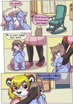 2016 ailurid anthro babystar biped comic detailed_background dialogue digital_media_(artwork) duo english_text eyewear female fur gemma_polson glasses hair hi_res mammal nicole_murdock red_panda rodent sciurid standing text tree_squirrel young young_anthro